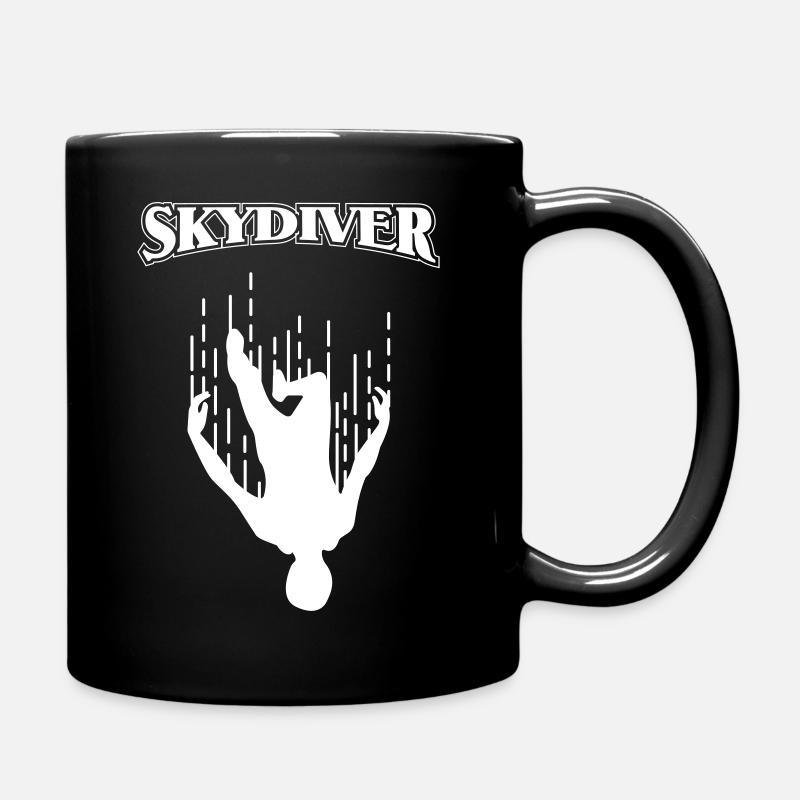 Skydiver Headdown Position Freefly Freestyle color - Tasse einfarbig - Schwarz