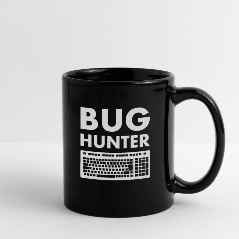 Programmer hacker computer scientist bug hunter Full Colour Mug