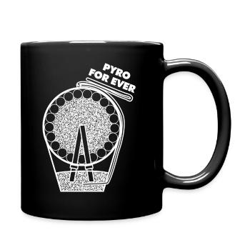 Pyro pour toujours feux d'artifice - Mug uni - noir - Droite