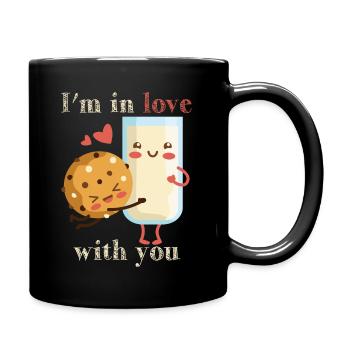 Saint Valentin Saint Valentin - Mug uni - noir - Droite
