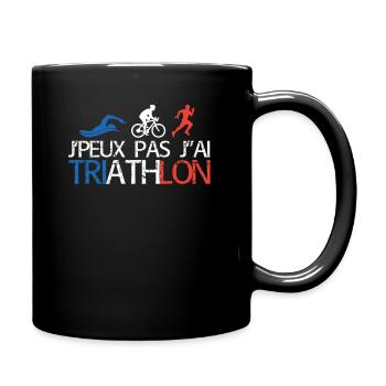 Jpeux Pas Jai Triathlon - Mug uni - noir - Droite