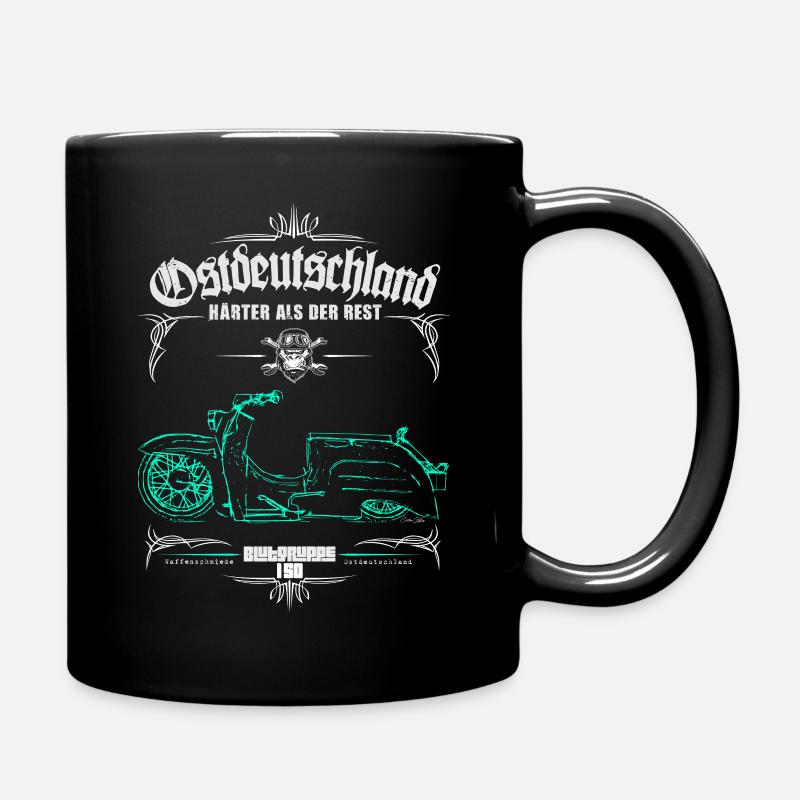 Ostmoped KR51 Custom T-Shirt DDR, IFA, VEB - Tasse einfarbig - Schwarz