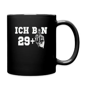 29 - Tasse einfarbig - Schwarz - Rechts