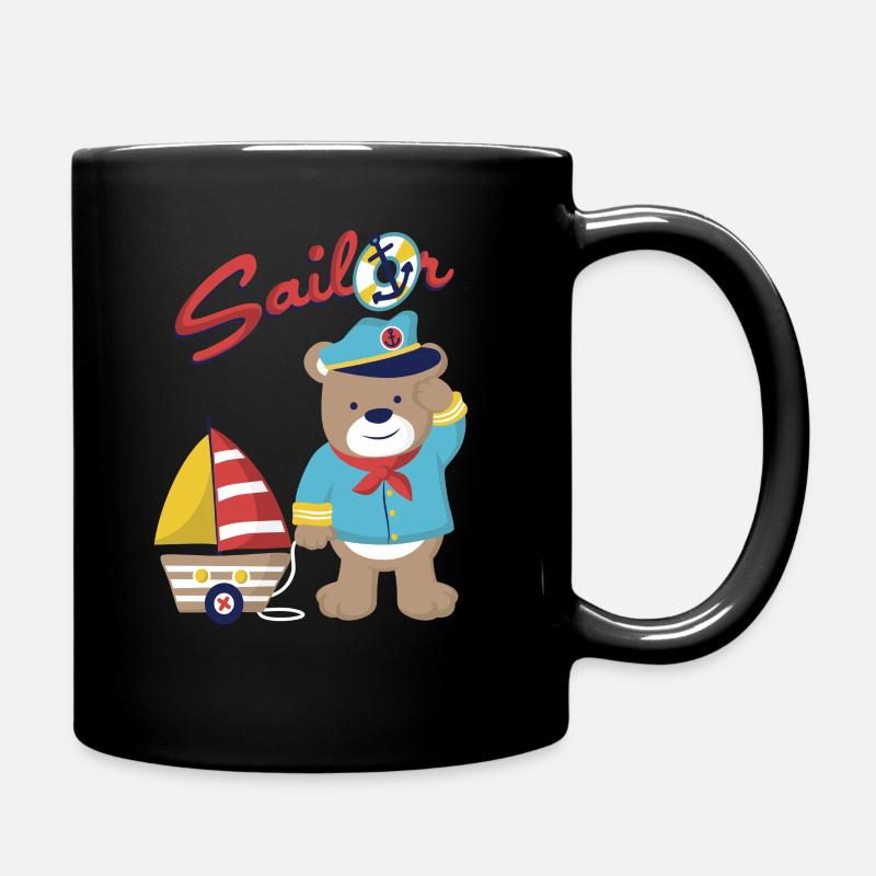 Nounours marin - Mug uni - noir