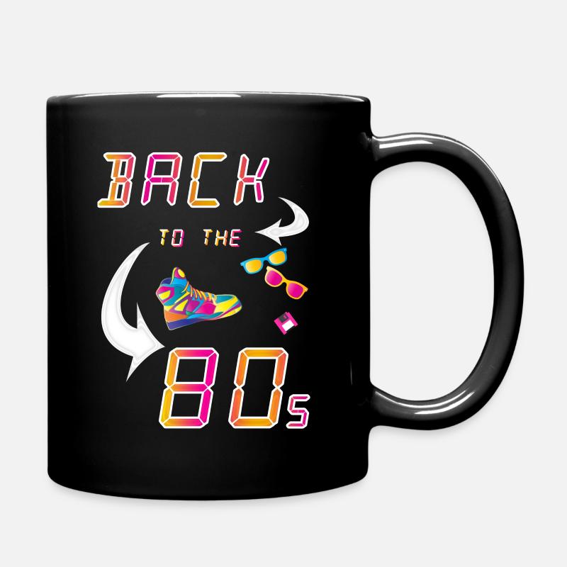 Back to the 80´s - Tasse einfarbig - Schwarz