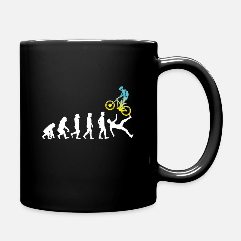 evolution bike - Full Colour Mug - black