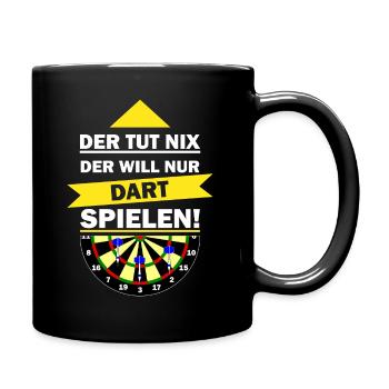 Dart Sport - Idée cadeau Darten Hobby - Mug uni - noir - Droite