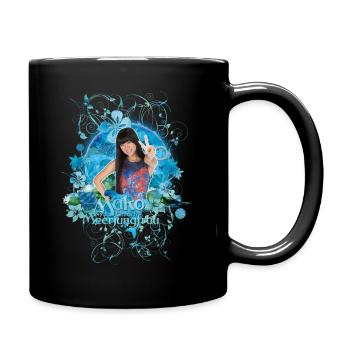Mako Einfach Meerjungfrau Weilan - Tasse einfarbig - Schwarz - Rechts