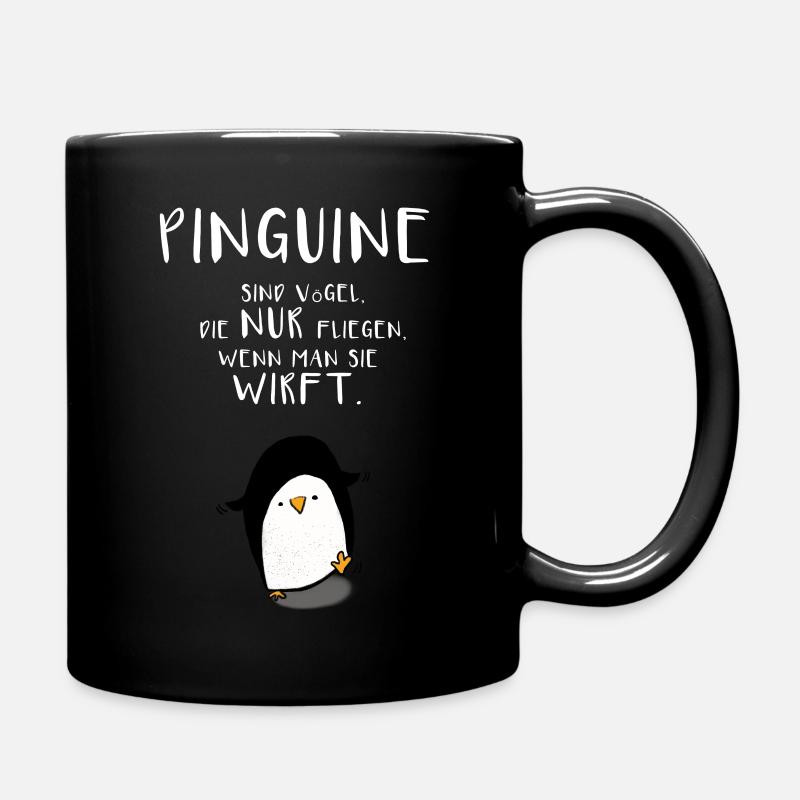 PINGUINE WERFEN - Tasse einfarbig - Schwarz