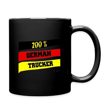 Möllis Roadstory GermanTRucker - Full Colour Mug - black - Right