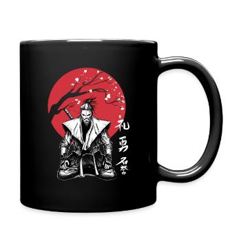 Samurai Bushido Ronin Ninja Respect Honor Courage - Full Colour Mug - black - Right