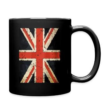 Drapeau britannique de l’Union Jack - Mug uni - noir - Droite