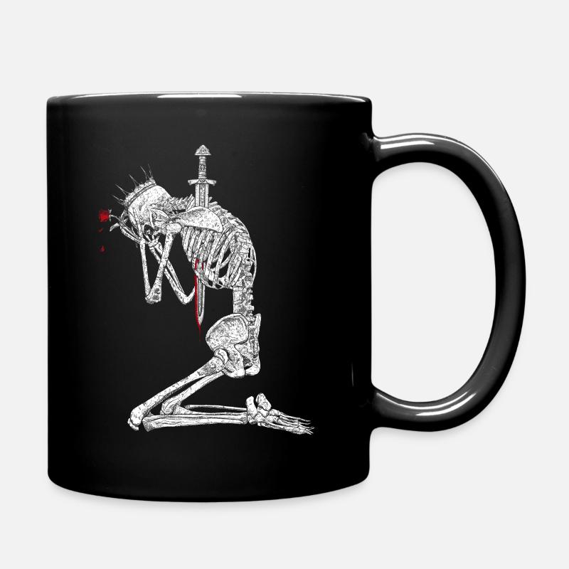 Königliches Blut - Königliche Rose - Tasse einfarbig - Schwarz