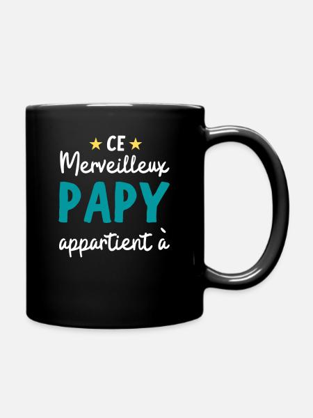 CE MERVEILLEUX PAPY APPARTIENT À PERSONNALISÉ - Mug uni - noir