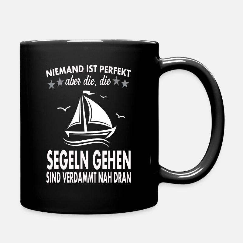 Niemans ist perfekt - Tasse einfarbig - Schwarz
