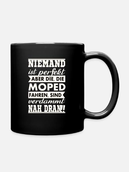 Moped - Tasse einfarbig - Schwarz