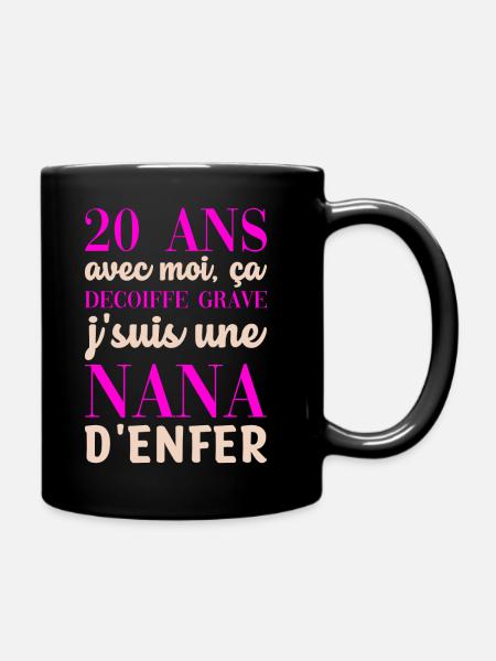 20 ans anniversaire - Mug uni - noir