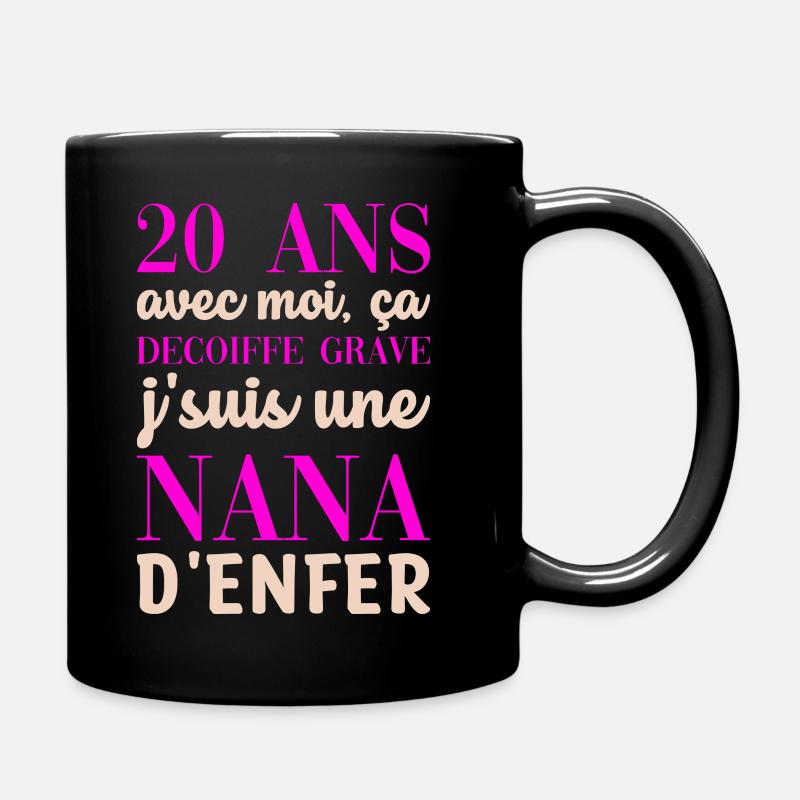 20 ans anniversaire - Mug uni - noir