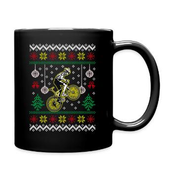 EXTREME BIKE CHRISTMAS - Full Colour Mug - black - Right