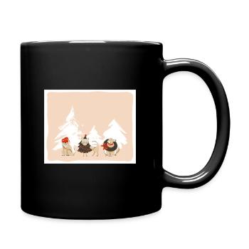 Christmas Dogs - bestsellers - Full Colour Mug - black - Right