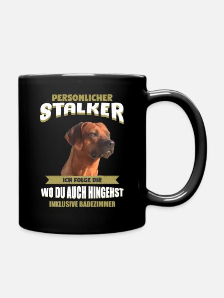 Rhodesian Ridgeback Tshirt - Rhodesian Ridgeback - Tasse einfarbig - Schwarz