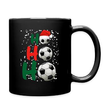 Football Christmas - Full Colour Mug - black - Right