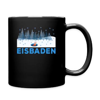 Eisbader bain de glace bain d'hiver bain de glace nageur froid - Mug uni - noir - Droite