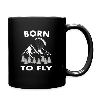 Born to Fly - Full Colour Mug - black - Right