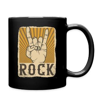 Rock and Roll - Full Colour Mug - black - Right