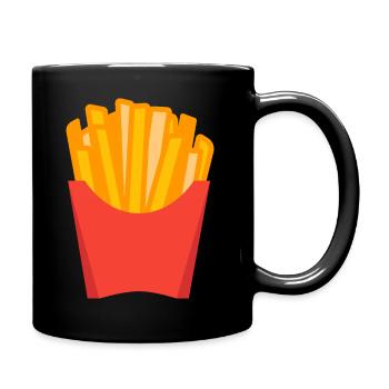 French fries - Full Colour Mug - black - Right