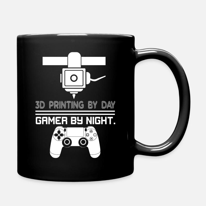 Impression 3D par Day Gamer By Night - Mug uni - noir