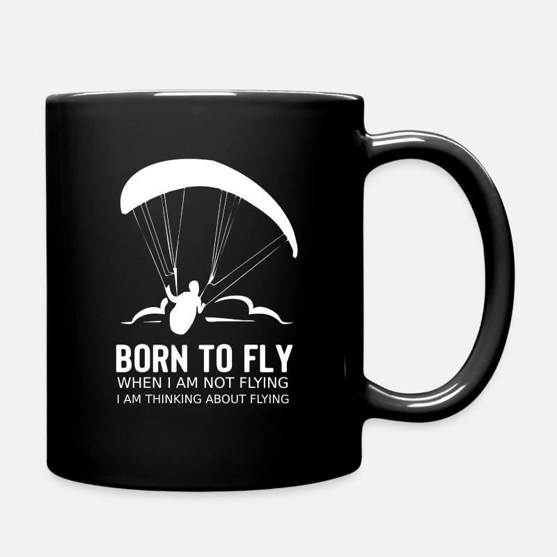 Paragliding & gliding paragliding paragliding - Full Colour Mug - black