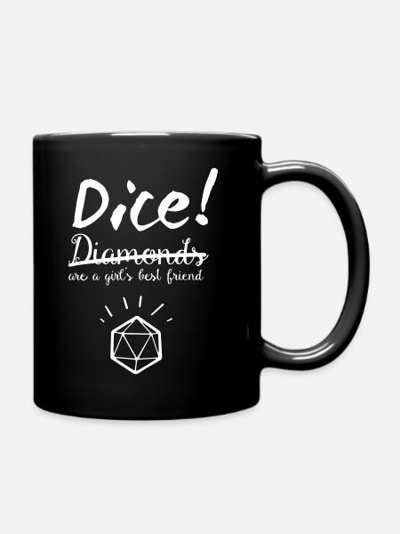 Rollenspiel Frauen power - Tasse einfarbig - Schwarz