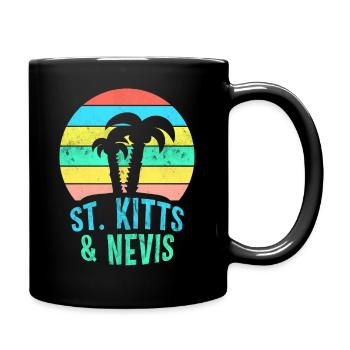 ST. KITTS & NEVIS - Full Colour Mug - black - Right