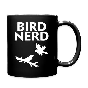 Bird Nerd - Tasse einfarbig - Schwarz - Rechts
