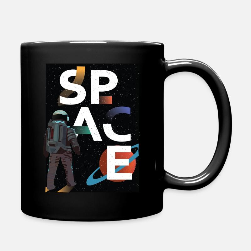 Space Astronaut - Tasse einfarbig - Schwarz