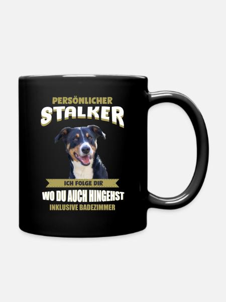 Appenzeller Sennenhund - Appenzeller Sennenhund - Tasse einfarbig - Schwarz