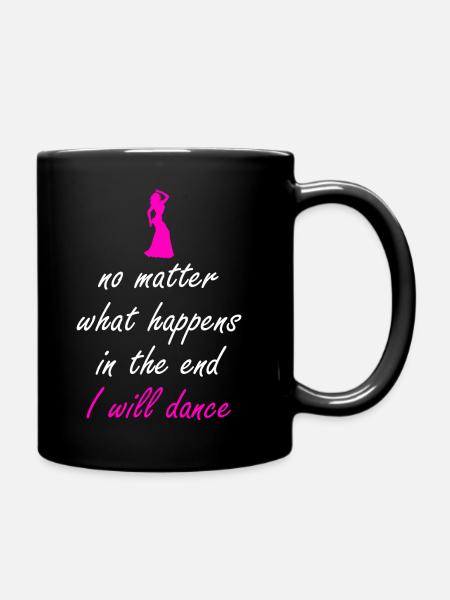 Bauchtanz Tanz Tanzen Tänzerin Bauchtänzerin - Tasse einfarbig - Schwarz