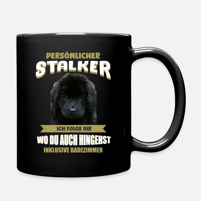 Neufundländer Hund - Neufundländer - Tasse einfarbig - Schwarz