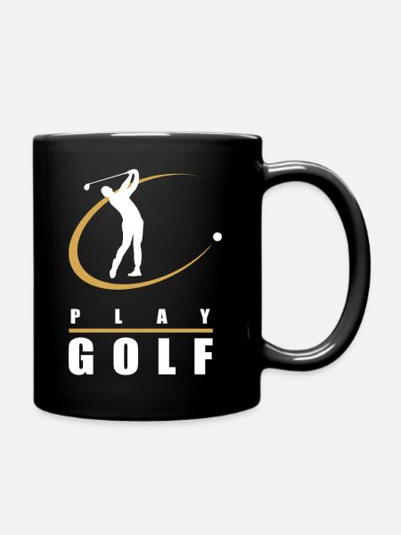 Golf | Golfen | Golfer - Tasse einfarbig - Schwarz