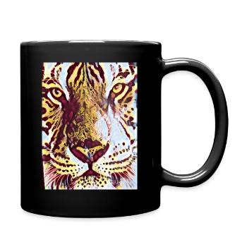 Eye of the Tiger - Full Colour Mug - black - Right