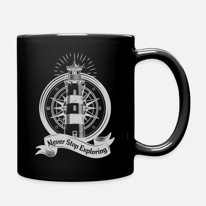 Das Meer - Tasse einfarbig - Schwarz