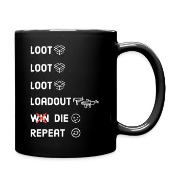 Gamers Life - Full Colour Mug - black - Right