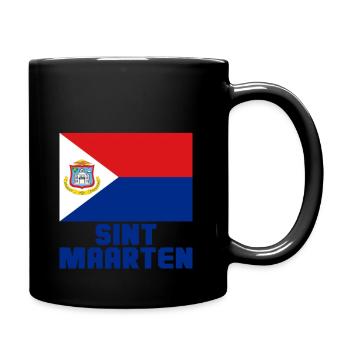 Sint Maarten - Full Colour Mug - black - Right