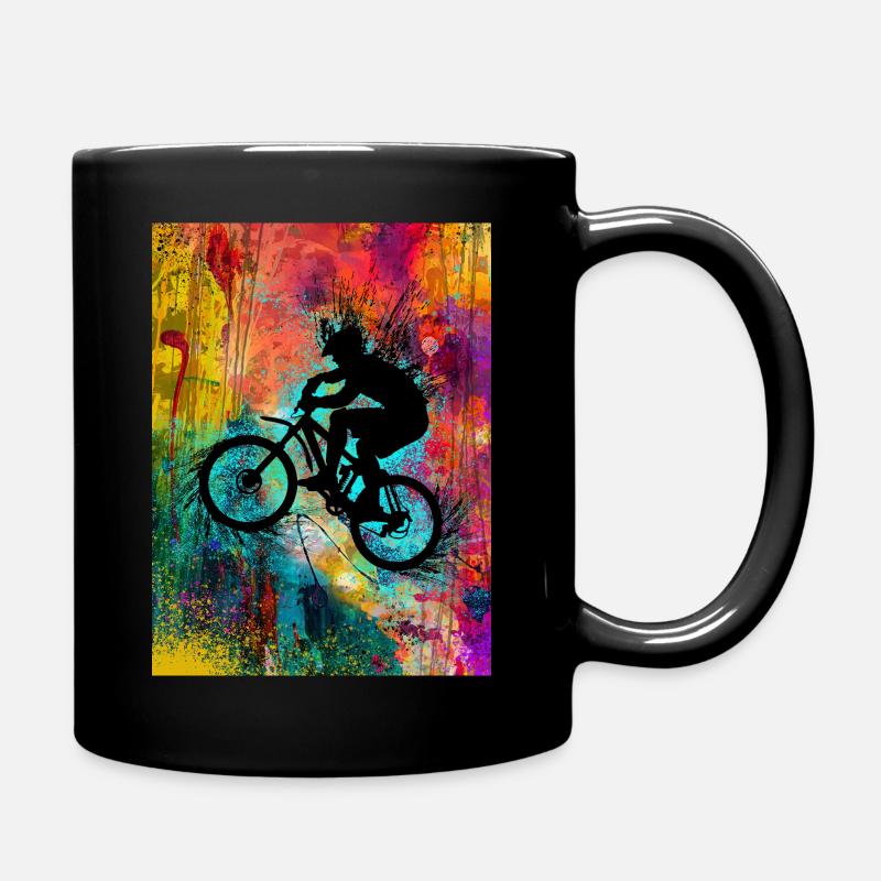 GRAFITTI MOUNTAINBIKE - Tasse einfarbig - Schwarz