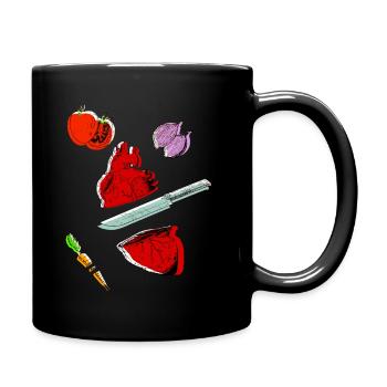 Couteau - Mug uni - noir - Droite