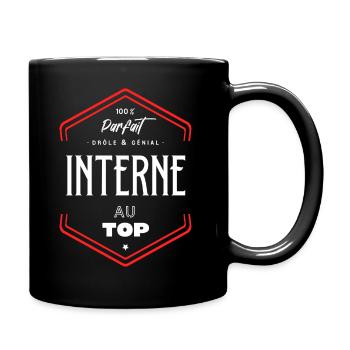 Interne parfait et au top - Mug uni - noir - Droite