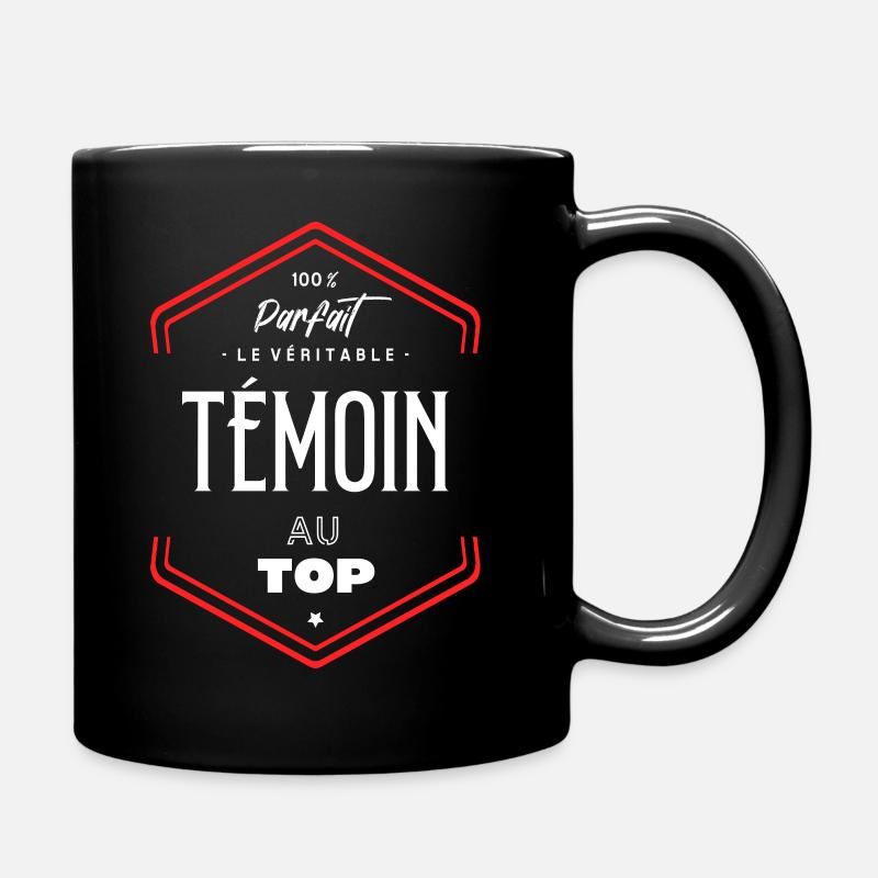 Témoin parfait et au top - Mug uni - noir