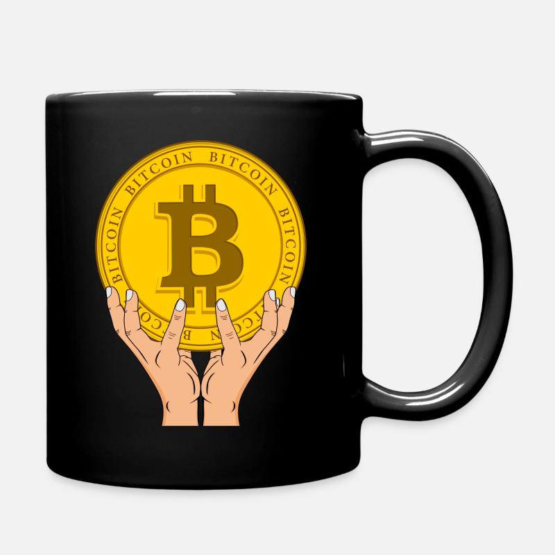 Bitcoin - Tasse einfarbig - Schwarz