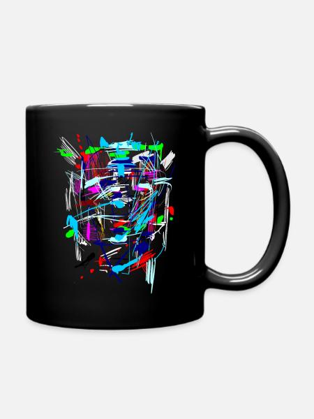 Art - Full Colour Mug - black